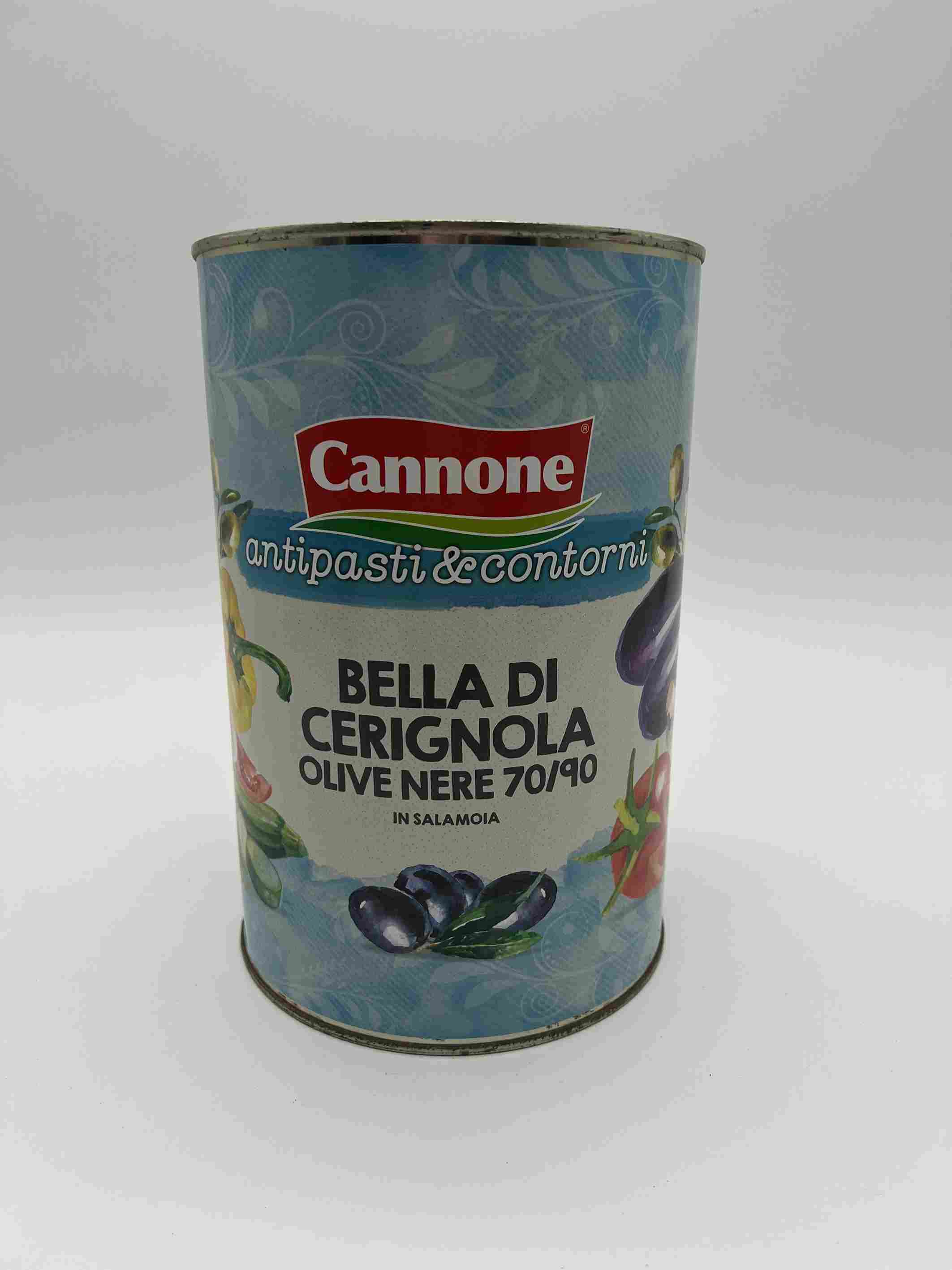 Оливки черные Белла ди Чериньола (4,25 л) с косточкой