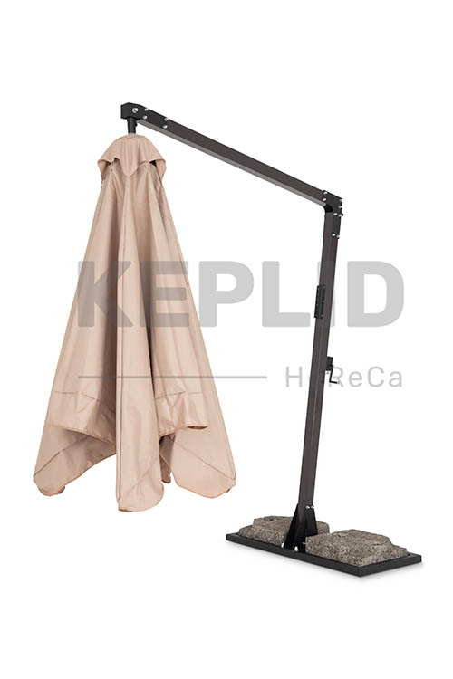 Зонт для ресторана на алюминиевой боковой опоре 3х3м, Кеплид 0