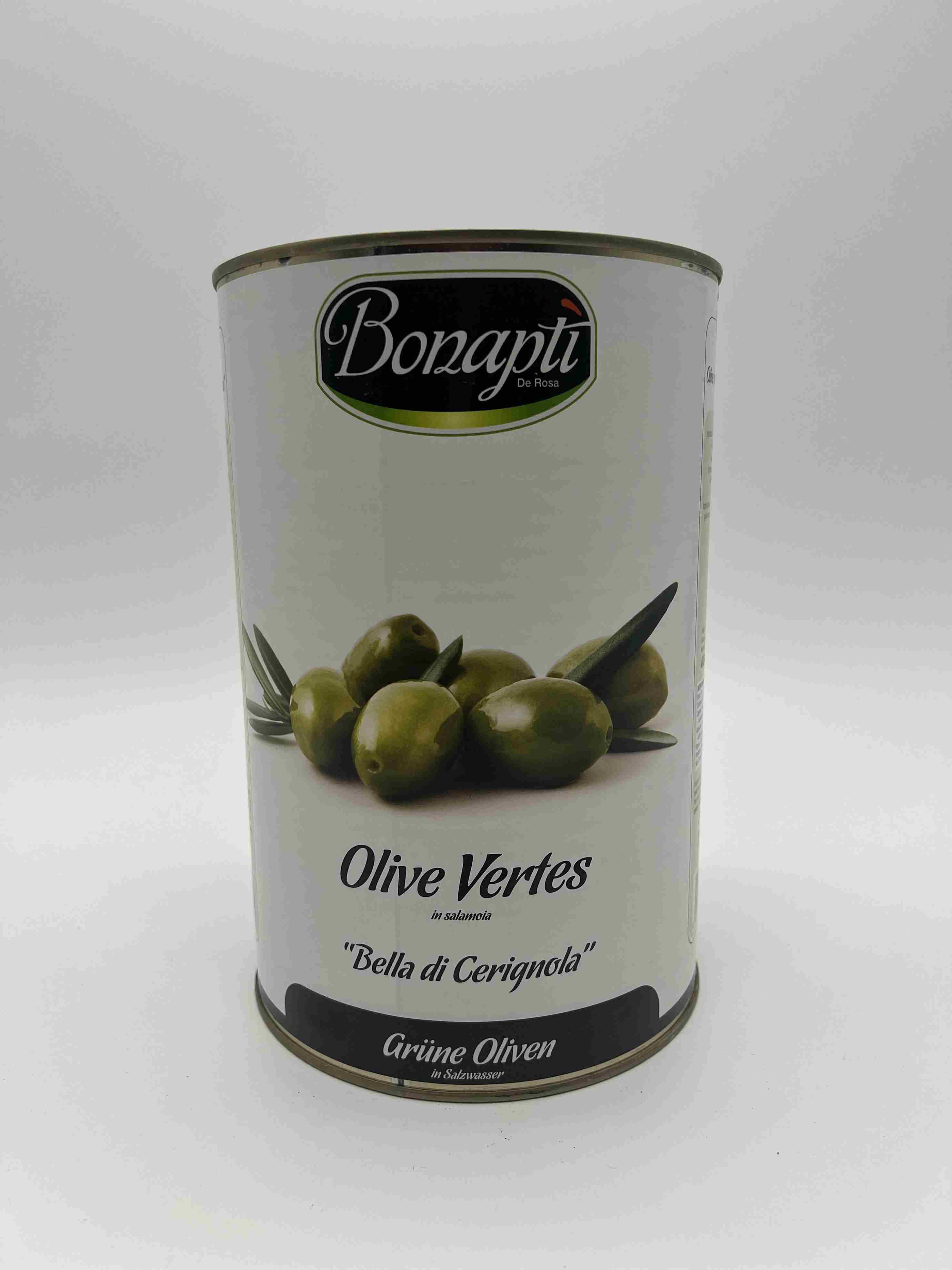 Оливки Белла ди Чериньола зеленые с косточкой 4 250 ml