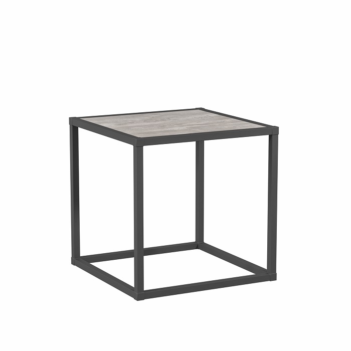Приставная тумба-столик (Бетонный камень)