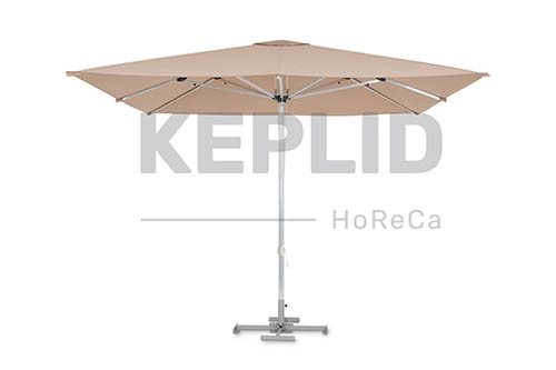 Зонт для кафе усиленный 3х3м на центральной алюминиевой опоре без волана 3х3м, Кеплид 0