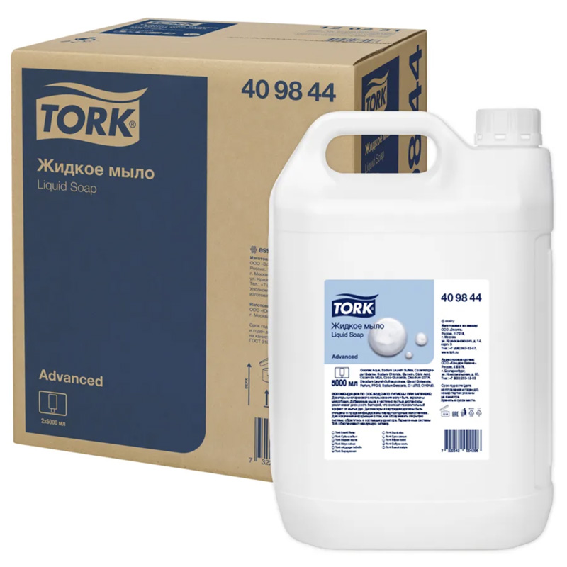 Tork 409844 Жидкое мыло мягкое, категория Advanced, 5000 мл